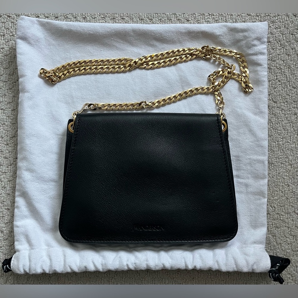 JW Anderson Black Leather Chain Shoulder Bag - Picture 2 of 5
